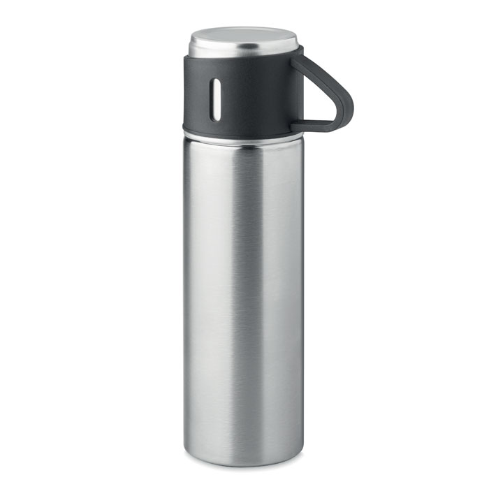 Double wall bottle 420 ml Argento Opaco item picture front