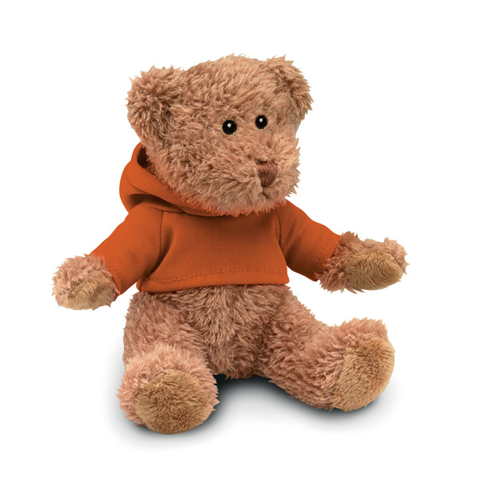 Teddy bear plus with hoodie Arancio item picture side