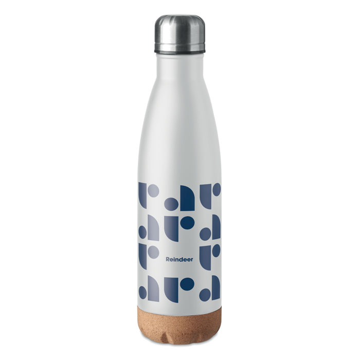 Double wall bottle 500 ml Bianco item picture printed