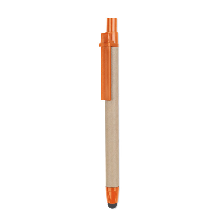 Penna in carta riciclata orange item picture front