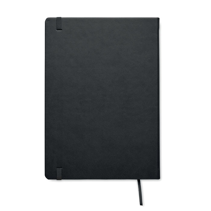 Notebook A5, pagine riciclate black item picture back
