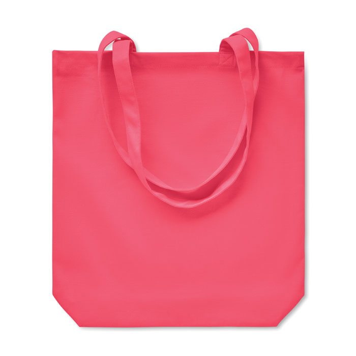 270 gr/m² Canvas shopping bag Fucsia item picture back