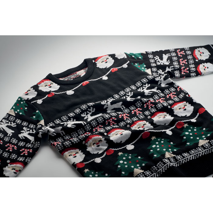 Christmas LED sweater S/M Nero item detail picture