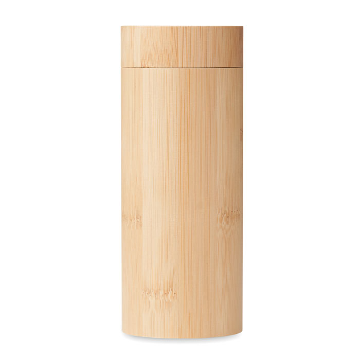 Occhiali da sole in bamboo wood item picture open