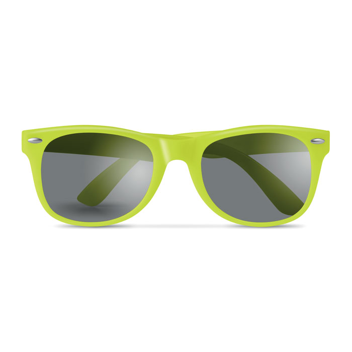 Sunglasses with UV protection Lime item picture back