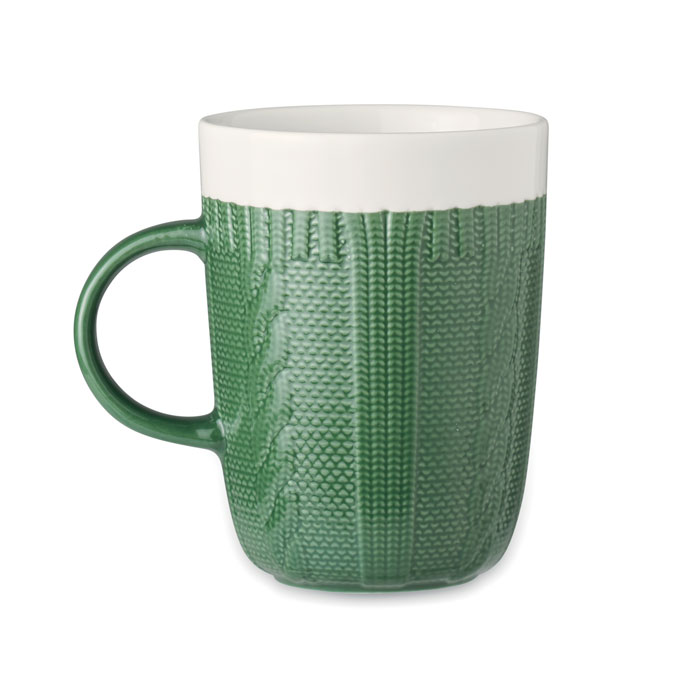 Ceramic mug 310 ml green item picture front