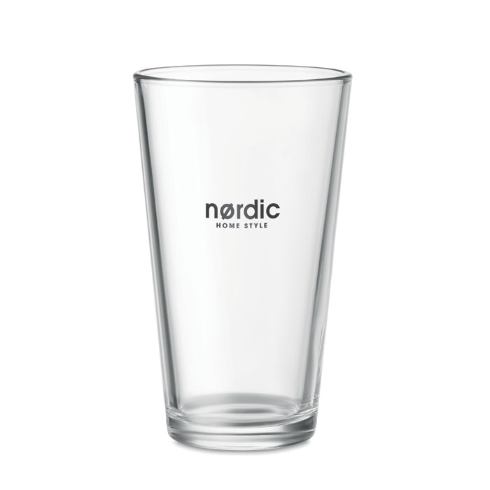 Bicchiere in vetro 470ml transparent item picture printed