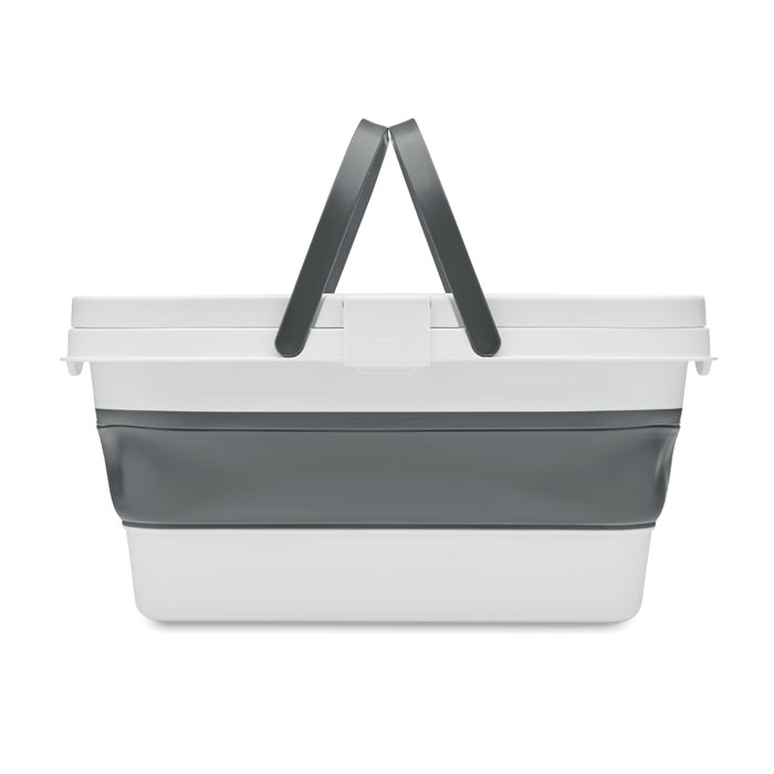 Cestino da picnic pieghevole Bianco item picture open