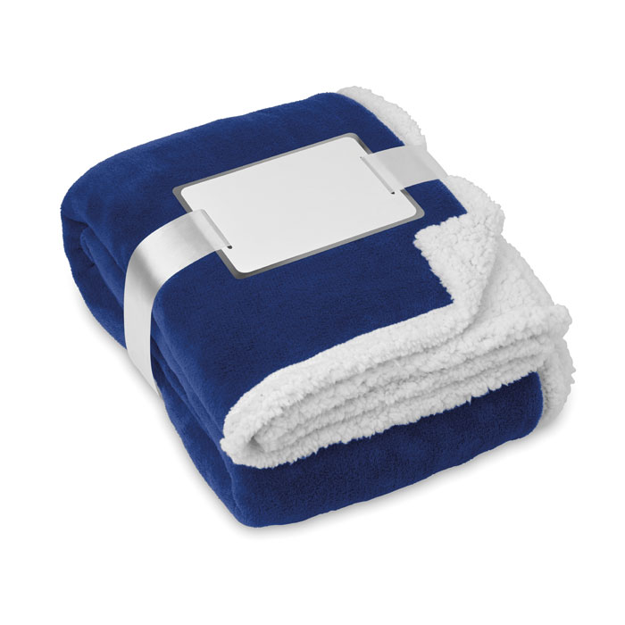 Blanket coral fleece/ sherpa Blu item picture front