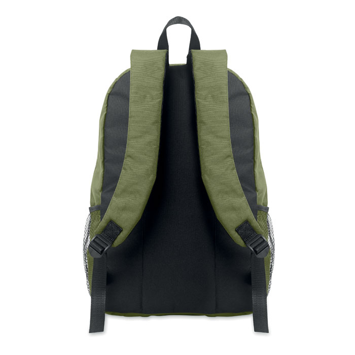 600D RPET polyester backpack Verde Militare item picture 1