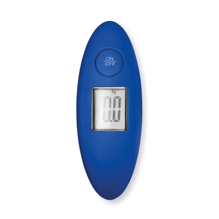 Luggage scale royal blue item picture back