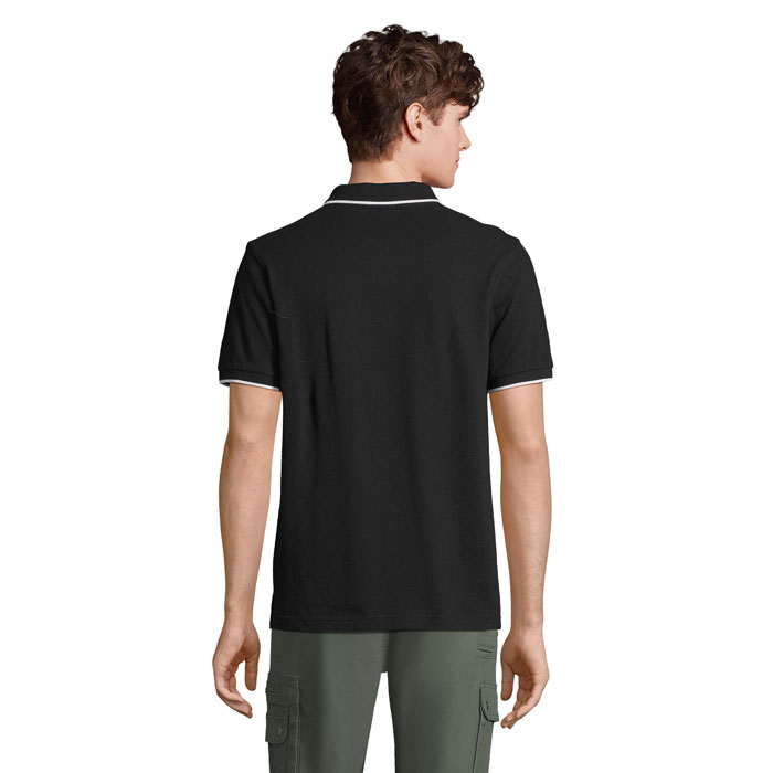 PALERMO POLO Nero/Bianco item picture back