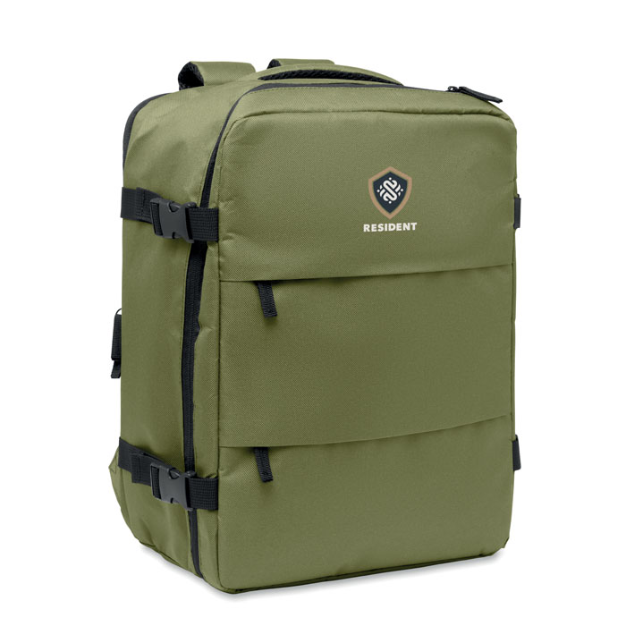Extendable cabin backpack 20L Verde Militare item picture printed