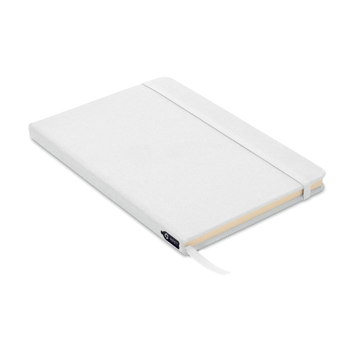 Notebook A5 in 600D RPET Bianco item picture front