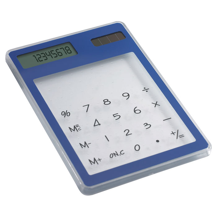 Calcolatrice 8 cifre blue item picture front