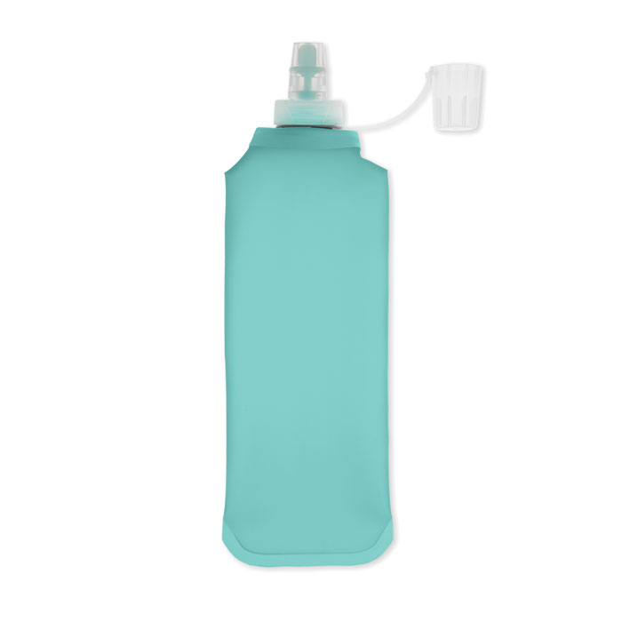Foldable water bottle 500ml Turchese item picture top