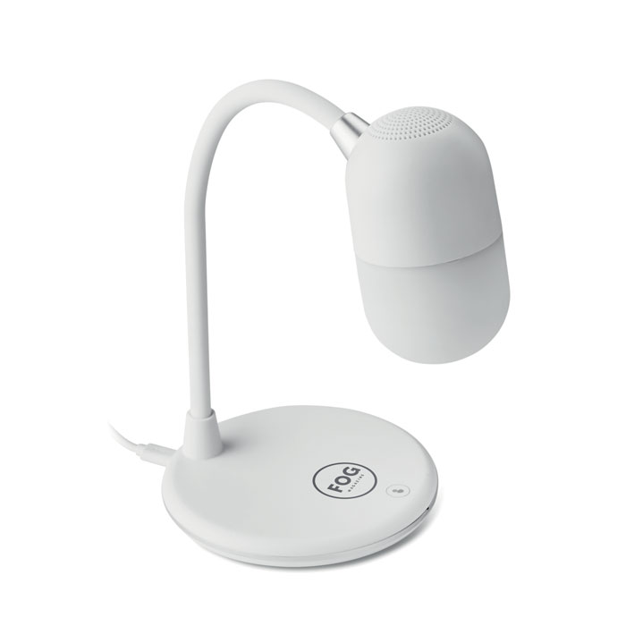 Lampada caricatore wireless white item picture printed