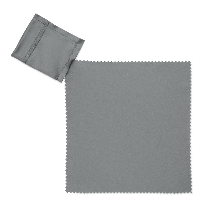 Panno per la pulizia in RPET Grigio item picture open