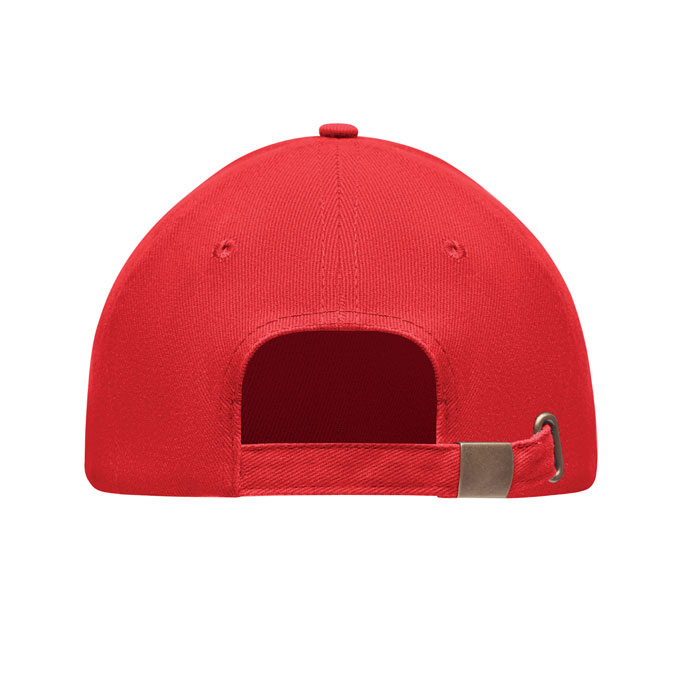 Brushed heavy cotton 6 panel Ba Rosso item picture back