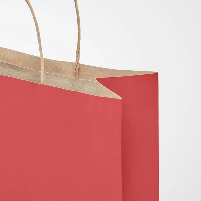 Medium Gift paper bag  90 gr/m² Rosso item detail picture