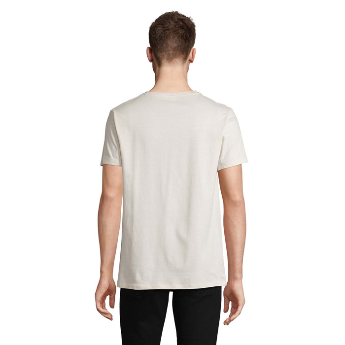 REGENT V V-NECK T-SHIRT Bianco Sporco item picture back