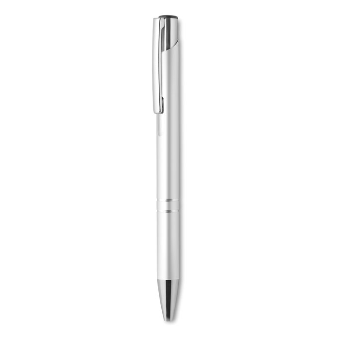 Push button pen with black ink Argento item picture back