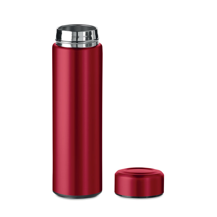 Double wall 425 ml flask Rosso item picture open
