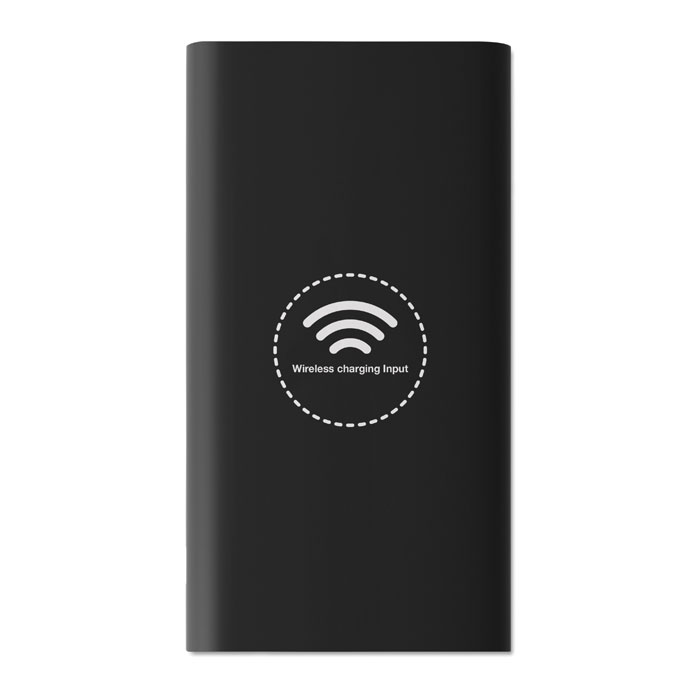 Powerbank wireless con hub black item picture side