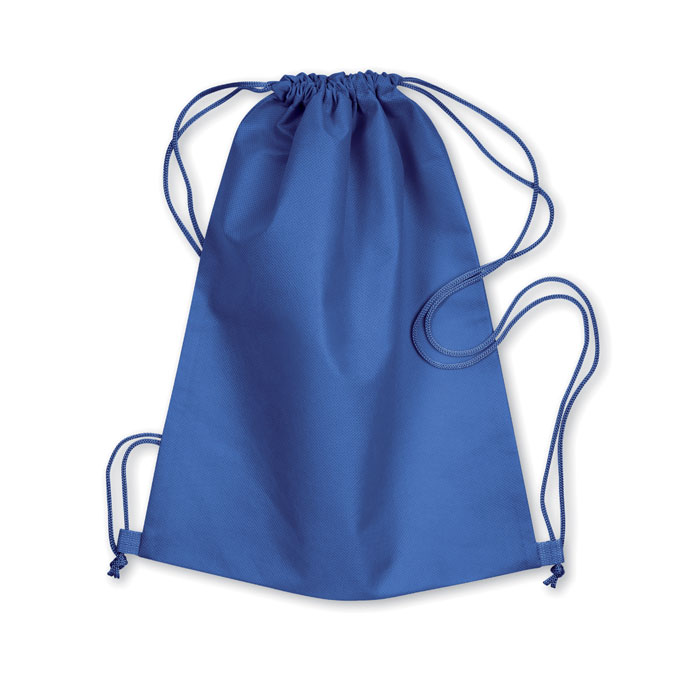 80gr/m² nonwoven drawstring Blu item picture front