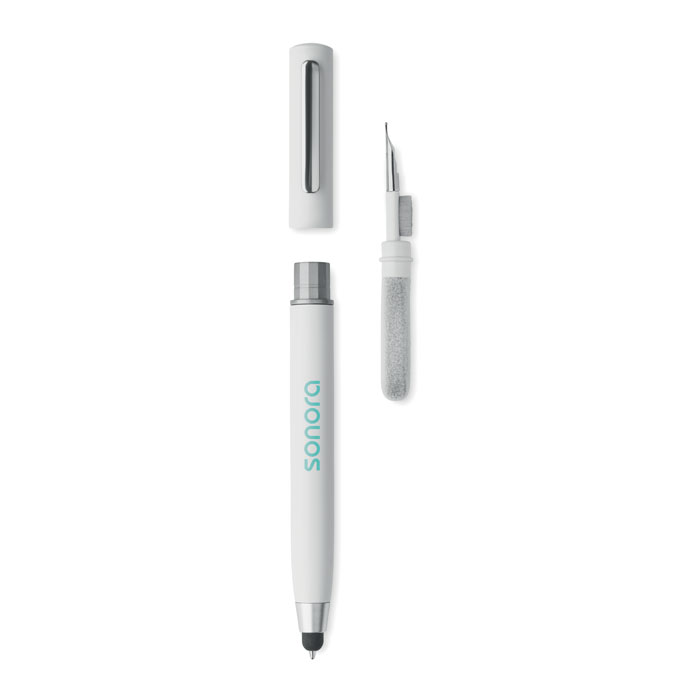Stylus pen TWS cleanning set Bianco item picture printed