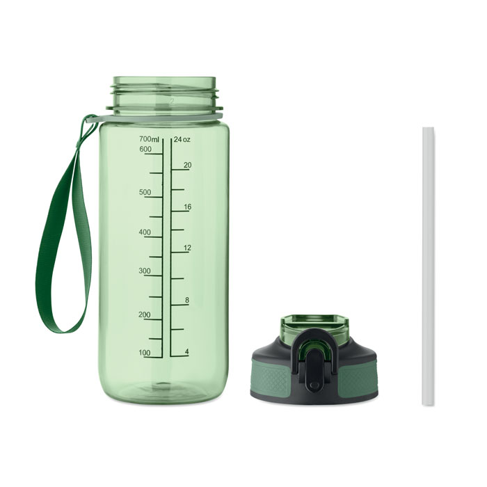 Bottiglia sport 700ml Verde Trasparente item picture 3