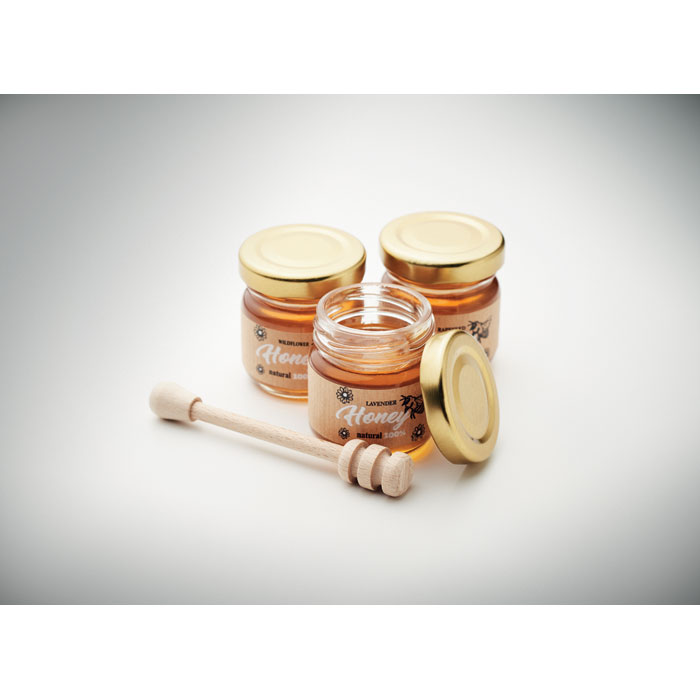 Set di 3 vasetti di miele mille Legno item detail picture