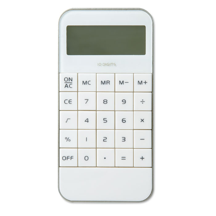 Calcolatrice Bianco item picture side