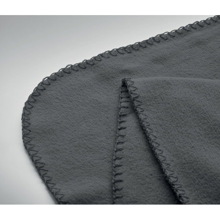 RPET fleece blanket 130gr/m² Grigio Pietra item detail picture