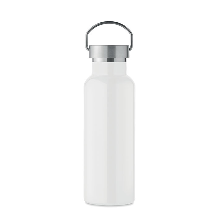 Double wall bottle 500 ml Bianco item picture back