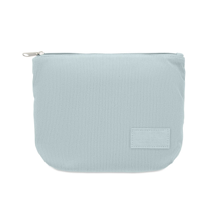 Porta cosmetici in velluto Blu Bambino item picture back