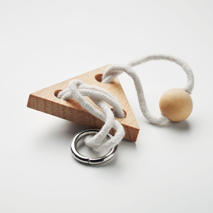 Wooden brain teaser triangle Legno item detail picture