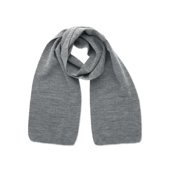 Scarf in RPET polyester Bianco/Grigio item picture front