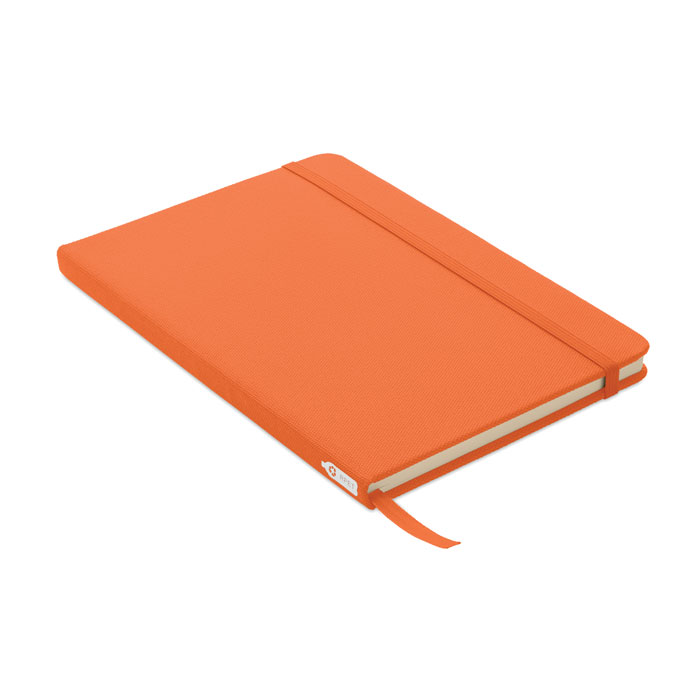 Notebook A5 in 600D RPET Arancio item picture front