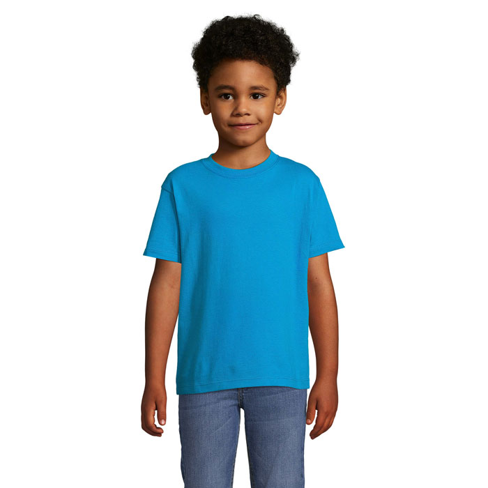 IMPERIAL KIDS T-SHIRT 190g Aqua item picture front