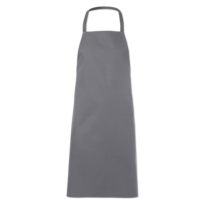 Kitchen apron in cotton Grigio item picture side