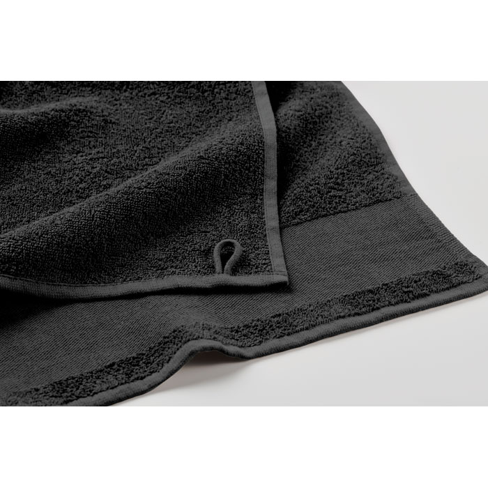 Asciugamano da bagno in cotone Nero item picture open