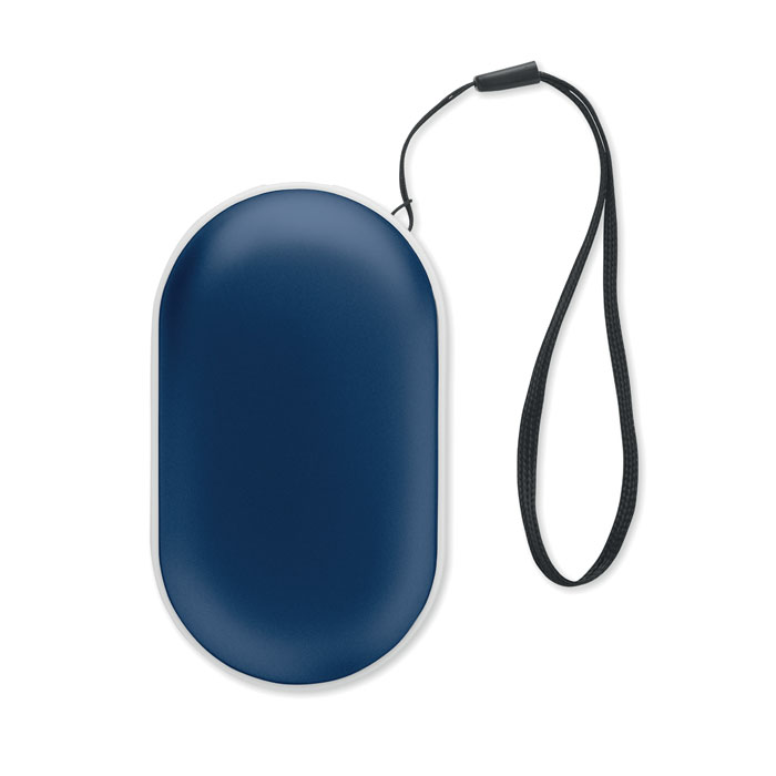 Aluminium electric hand warmer Blu item picture top