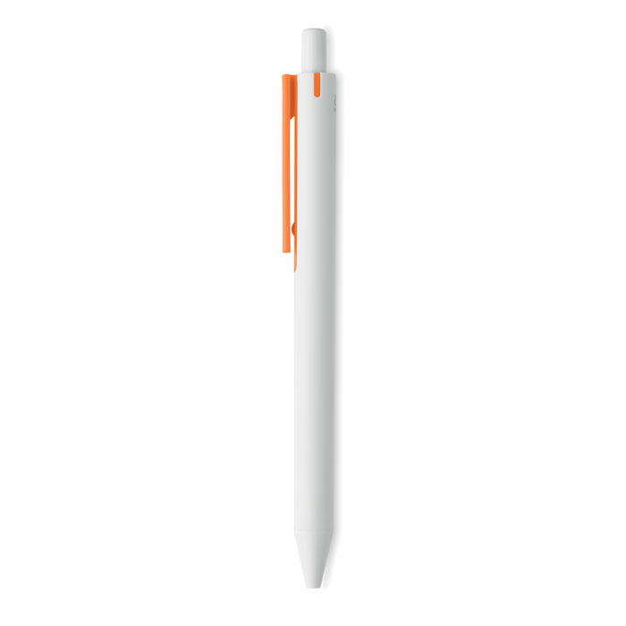 Penna a pulsante in ABS Arancio item picture back