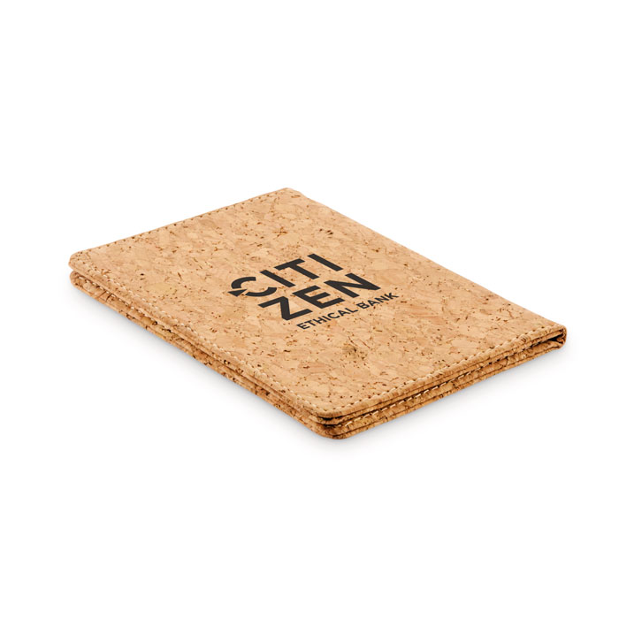 Cork passport holder Beige item picture printed