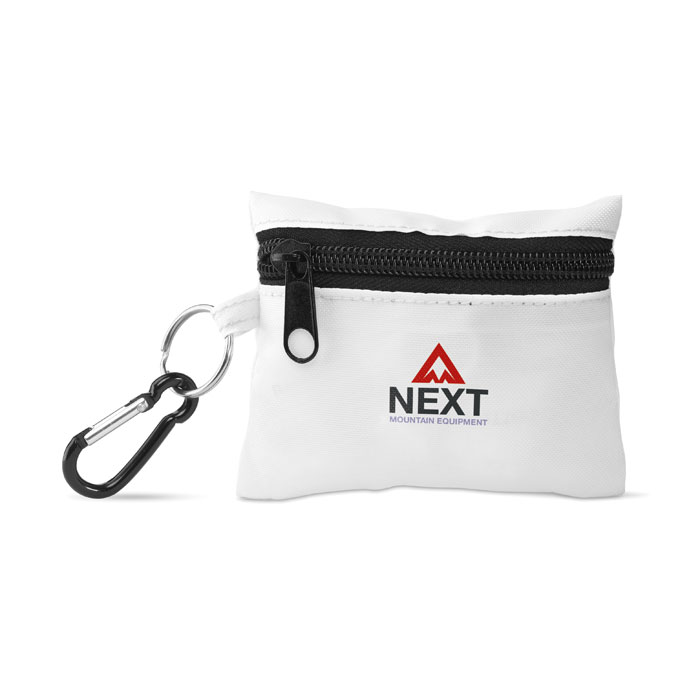 First aid kit w/ carabiner Bianco item picture printed