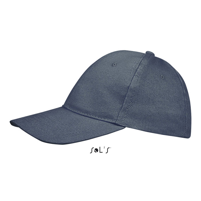 BUFFALO SIX PANEL CAP Denim item picture side