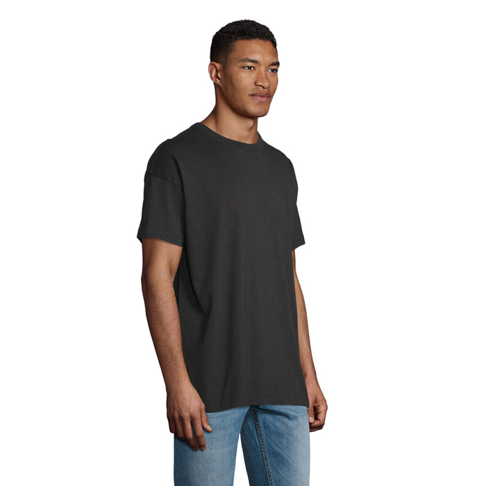 BOXY MEN T-SHIRT OVERSIZE Nero Profondo item picture side