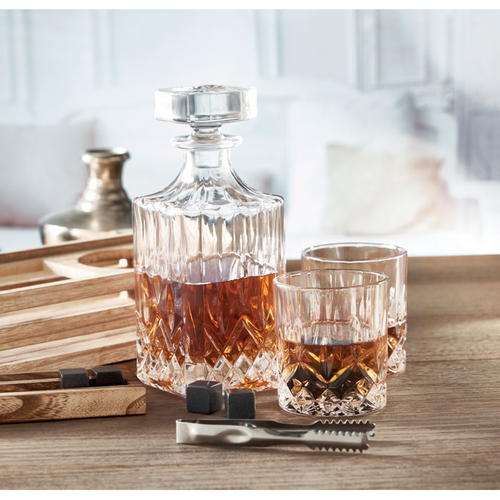 Set whisky di lusso wood item ambiant picture