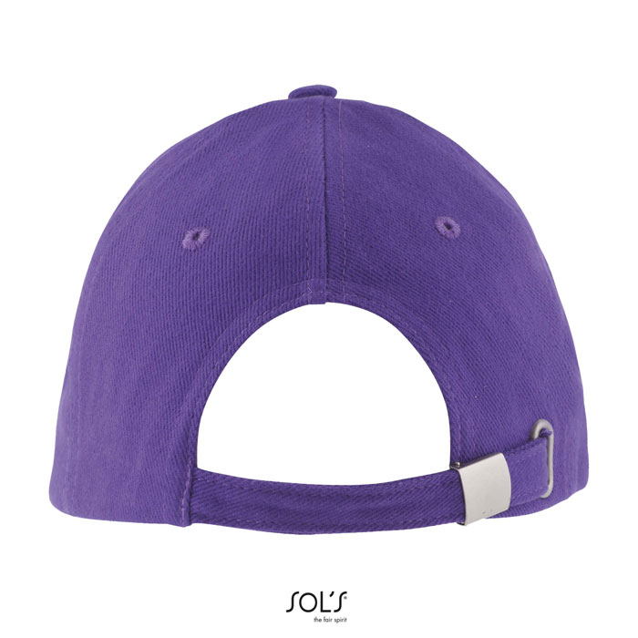 BUFFALO SIX PANEL CAP Viola Scuro item picture side